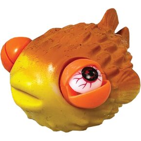 Crab from Deluxebase. Squeeze Toy Crab with Popping Eyes. Stress Fidget Toy for Adults and Kids. Squishy Toy Animal Figures for Kids Party Favors and Stress Toys.