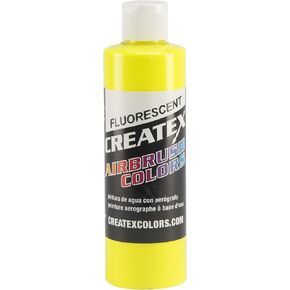Createx Colors Paint for Airbrush, 8 oz, Fluorescent Yellow
