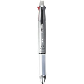 Pilot BKHDF1SF-S Dr. Grip 4+1, 4 Color 0.7 mm Ballpoint Multi Pen & 0.5 mm Pencil - Silver Body