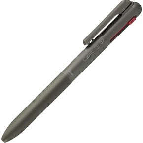 Pentel BXAC37D CALME Ballpoint Pen 3 ألوان ، صوت نقرة موهنة بوضوح ، منطقة قبضة في الجلد المقلد ، قابلة لإعادة الملء ، الكرة 0.7 مم = سمك الخط 0.35 مم ، أسود/أحمر/أزرق ، حزمة 1