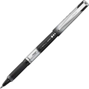 Pilot VBall Grip Liquid Ink Rolling Ball Stick Pens, Extra Fine Point, Blue Ink, 12-Pack (35471)