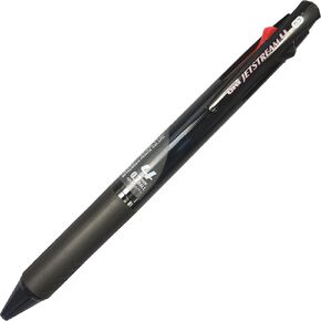 Uni Ballpoint Pen Jetstream 3 Color Black, Red, Blue, Green Ink 0.7mm, Transparent Black (SXE450007T.24)