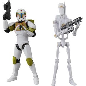 STAR WARS The Black Series Clone Commando (Urban Fighter) & B1 Battle Droid (Training), Battlefront II 6 Inch Action Figures (Amazon Exclusive)
