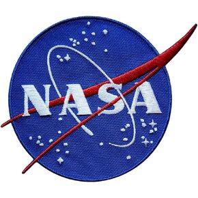 Pinsanity NASA Logo Iron-On Embroidered Patch