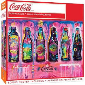 MasterPieces 300 Piece EZ Grip Jigsaw Puzzle - Coca-Cola Soda Fountain - Family-Friendly Fun - 18"x24
