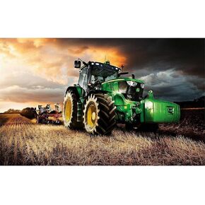YTOMEAT 5D Diamond Art Painting Kits, Diamond Art Kits for Adults and Kids, Full Drill Diamond Rhinestone Arts Craft Picture Embroidery Painting by Numbers for Home Wall Decor, 12 x 16 inch（Tractor）
