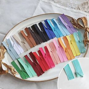 Peachcor 7cm/2.8"" Open End Super Tiny Zippers, Doll Clothes Zippers, Micro Mini Zippers, in 20 Colors, Perfect for Making Doll Overcoat or Jacket (2PCS), PC-88-07LL