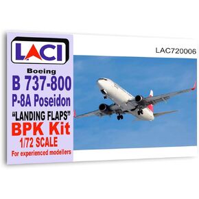 LACI 720006 1/72 BOEING 737-800 P-8A Poseidon LANDING LABAPS لمجموعة طرازات راتنجات BPK ، صغيرة ، رمادية