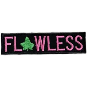 AKA Sorority Embroidered Applique Sew or Iron-On Patch for Bag Jacket Clothing (Ivy)