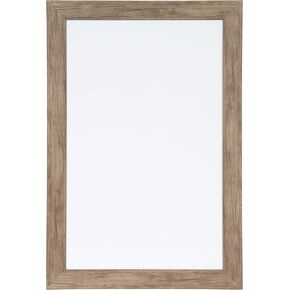 DesignOvation Beatrice Framed Magnetic Dry Erase Board, 18x27, Rustic Brown
