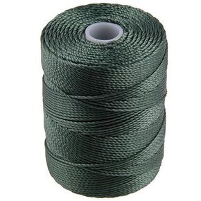 C-Lon Bead Cord, Myrtle Green - 92 Yard Spool
