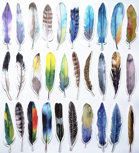Traditional Chinese Painting Bookmarks Chinese Brush Ink Watercolor Painting Book Mark 30Pcs in Kuwait