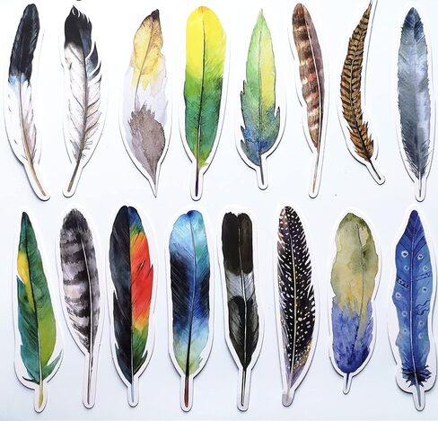 Traditional Chinese Painting Bookmarks Chinese Brush Ink Watercolor Painting Book Mark 30Pcs in Kuwait