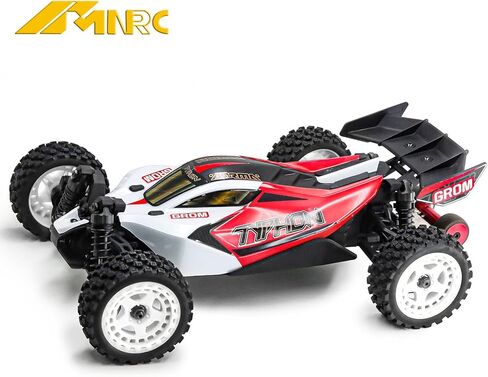 Pre Glued Wheel and Tires Plastic Rim Rubber for 1/18 Typhon Grom 223S Series Upgrades Part Black in Kuwait