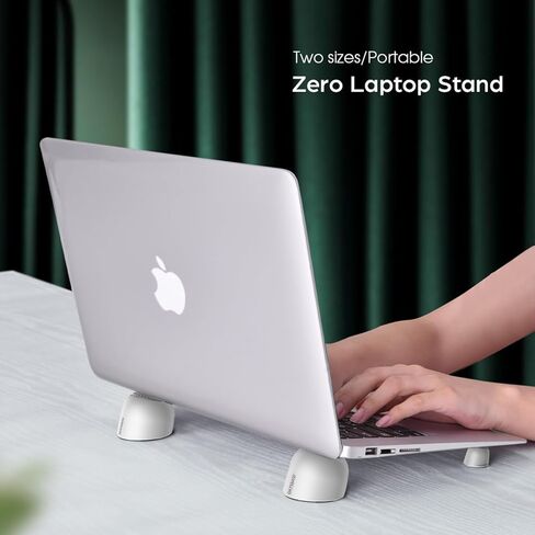 Laptop Risers for Desk, Mini Laptop Cooling Stand, Magnetic Pads Keyboard Riser, Ergonomic Laptops Feet, Compatible with MacBook Air Pro, with Dell, with HP, More 10-15.6" Laptops in Kuwait