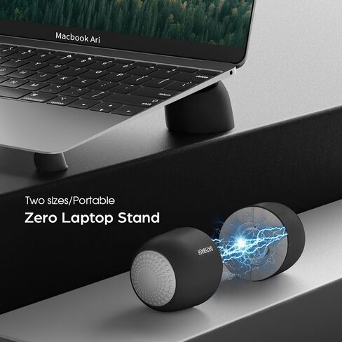 Laptop Risers for Desk, Mini Laptop Cooling Stand, Magnetic Pads Keyboard Riser, Ergonomic Laptops Feet, Compatible with MacBook Air Pro, with Dell, with HP, More 10-15.6" Laptops in Kuwait