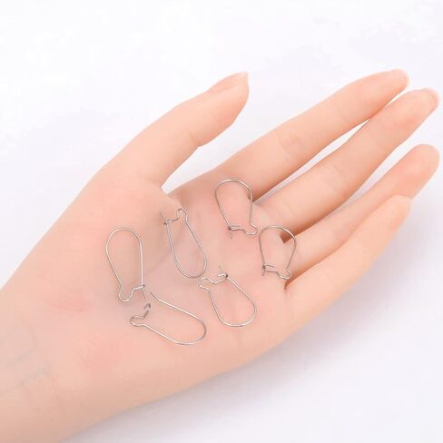 50pcs Adabele 316 درجة جراحية من الفولاذ المقاوم للصدأ من الفولاذ المقاوم للصدأ السوط الساحلية 18 ملم سلك الكلى الكلى (سلك 0.8 ملم/20 in Kuwait