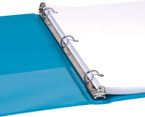 Samsill 1 Inch Document Storage Binder, Made in USA, FSC 100% Recycled Chipboard, Round Ring, 3 Ring Binder, Black in Saudi Arabia