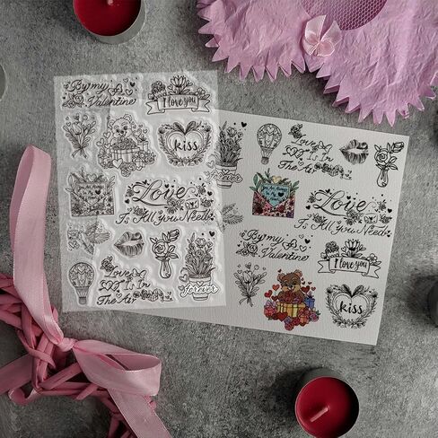 Ph Pandahall St. Patrick's Clear Stamps مجموعة 8pcs ختم السيليكون قزم الجان من أربع أوراق البرسيم المطاط الطوابع الصافية لتصنيع بطاقة القصاصات الصوتي in Saudi Arabia