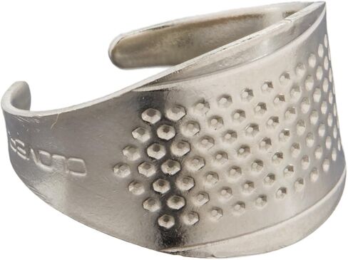 Clover Leather Double Sided Thimble-, Brown in Kuwait