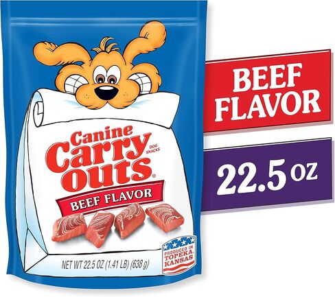 Canine Carry Outs Beef Flavor Dog Treats, 22.5 Ounce Bag in Saudi Arabia