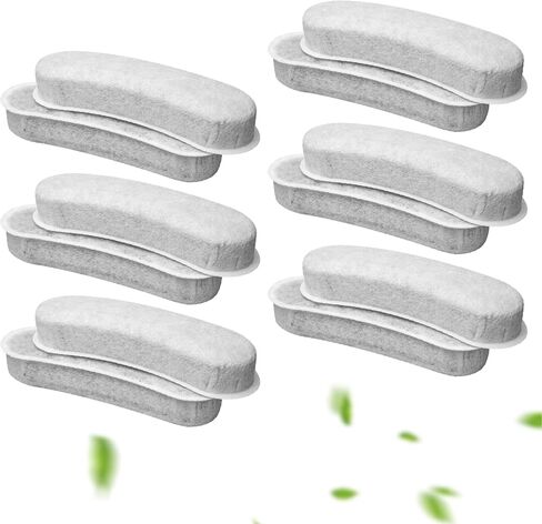 Cat Water Fountain Charcoal Replacement Filters Compatible with W600 Large Dog Water Fountain 205oz/6L Automatic Pet Dog Water Bowl Drinking Dispenser (12 PACK) in Kuwait