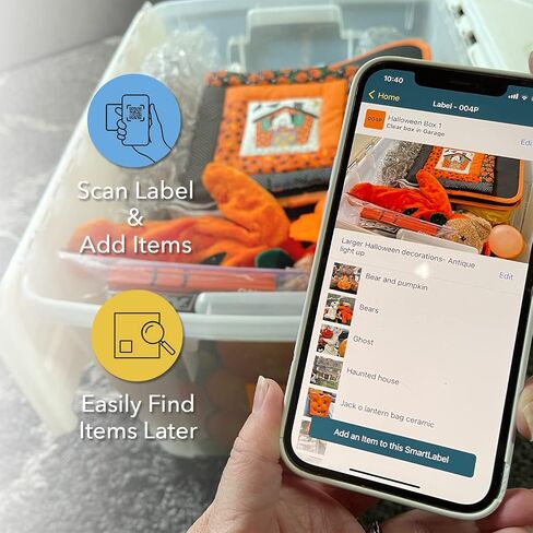 SmartLabels – Etiquetas QR en Español | Paquete de 48 | Etiquetas QR Multicolor | Calcomanías con App para Inventario Fácil, Organización de Bodegas o Etiquetas de Mudanza in Kuwait