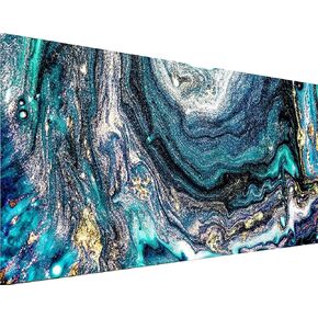 مجموعات الطلاء الماس Yalkin للبالغين ، DIY Large 5D Diamond Painting Map Map (31.5 × 15.7 بوصة) الطلاء حسب الرقم مع مجموعات الطلاء الماس GEM Art for Home Wall Decor
