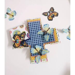 Square Duck Explosion Box DIY kit Surprise Cake Explosion Box Explosion Gift Flying Butterfly Explosion Box Creative Explosion Box