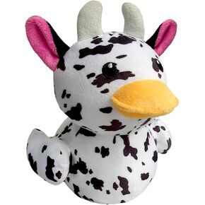 2024 New Cow Duck Plush, Cow Duck Stuffed Toy Doll, Stuffed Animal Plush Soft Cotton Stuffed Plush Doll Toy Gift for Boys and Girls (A)