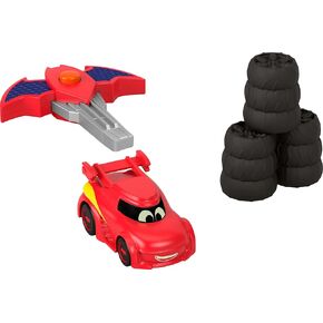 Fisher-Price DC Batwheels 1:55 Scale Toy Car Bam The Batmobile Launching Vehicle with Crash Accessory for Ages 3+ Years