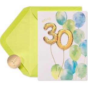Papyrus 30th Birthday Card (This Next Chapter)