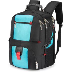 Boardingblue 17x13x8 Inches Laptop College Travel Backpacks for Men Women, Under-Seat Backpack for JetBlue, Spirit (Blue)