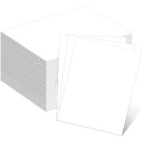 110 رطل Cardstock 8.5x11 ، Goefun 100 Sheets بطاقات أبيض للوزن الثقيل 300 GSM للدعوات ، القوائم ، الملصق ، بطاقة DIY