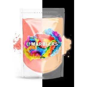 MARBLERS Glow in The Dark Pigment Powder [Glow Pink] 3oz (85g) | UV Glow | Non-Toxic | Blacklight Luminous Dye for Nail Polish, Resin, Acrylic Paint, Epoxy, Soap, Candle, Slime | Cruelty-Free
