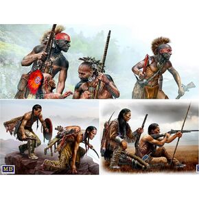 Bundle LOT of Indian XVIII Century Series 3 Plastic Kits 1/35 Master Box