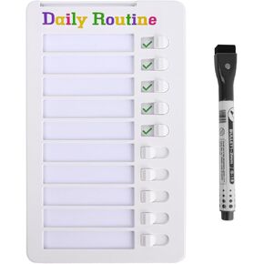2pcs Magnetic Dry Erase Chore Charts for Kids Multiple Kids to Do List Checklist Board for ADHD, Daily Routine, Morning Routine (to Do List)