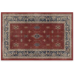 RUGGABLE – Verena Dark Wood – Machine Washable Runner Rug – Pet & Child Friendly – Stain & Water Resistant – Non-Slip – 2.5'x7'