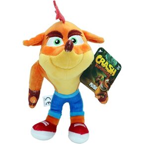 Crash Bandicoot Bandai Plush Toy | 15cm Soft Toy Collectible | Plushie Girls and Boys Toys for Video Game Fans | Collectable Cuddly Toys for Boys and Girls Great Gifts