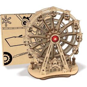 3D Wooden Puzzles for Adults, 60 PCS Wooden Puzzles Aircraft Carrier Model Kits, Decompression Brain Teaser DIY Hobbies Ideal Gifts for Birthday