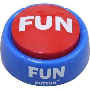 Talkie Toys Products Fun Button - Features Hilarious Fun Phrases – Talking Button for Stress Relief, Funny Gifts and More