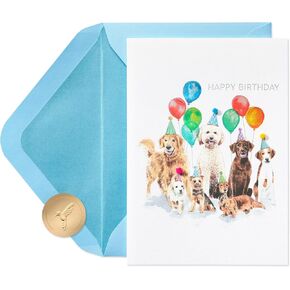Papyrus Dog Birthday Card (Celebrating You Today)