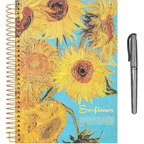 SEEK42 Hardcover Spiral Notebook Journal, Ruled Lined Journal 300 Pages, Famous Painting Durable Hardcover 20211206SFL 0