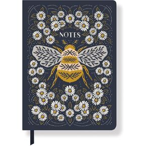 Fringe Studio Classic Small Paperback Journal, BUMBLE BEE 6" w x 8.25" h, 208 pages, Juliana Tipton Collection (969PA004FSC)