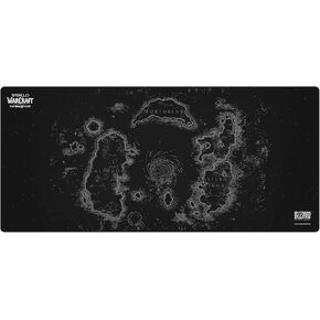 World of Warcraft Azeroth Gaming Mouse Pad, Computer Mouse Mat, Flat Stitched Edge, Non-Slip Rubber Base, Gamers & Office Use, 35 x 16 - Officially Licensed