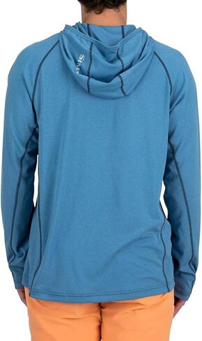 Simms SolarFlex UPF 50+ Shirt - Premium Sun Protection Hoodie for Men, Lightweight, Quick-Dry, Breathable Outdoor Apparel for Men (Regiment Camo Cinder, X-Large) in Kuwait