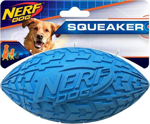 Nerf Dog Three Toy Gift Set: Crunch Ball, Spike LED Squeak Ball, and Squeak Football Gift Set in Saudi Arabia