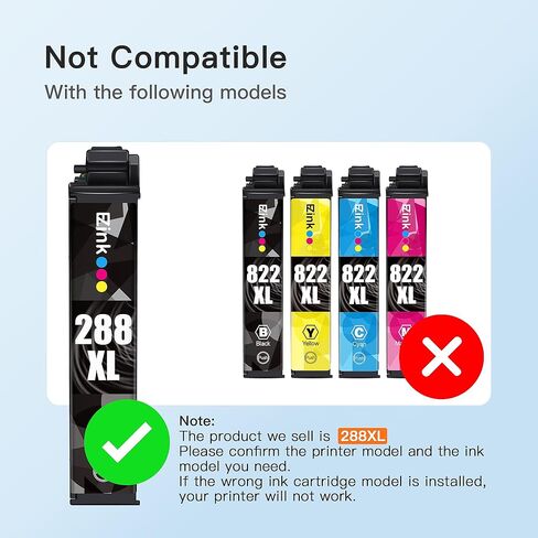 E-Z Ink Remanufactured Ink Cartridges Replacement for Epson 202 XL 202XL T202XL to Use with Expression Home XP-5100 to Use with Workforce WF-2860 Printer (1 Black, 1 Cyan, 1 Magenta, 1 Yellow) in Saudi Arabia