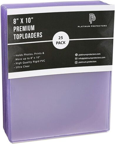 8 × 10 أدوات تحميل علوية (10 قطع) حوامل بلاستيكية صلبة للصور للمستندات والمقتنيات التذكارية in Saudi Arabia