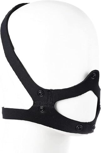 Neoprene Puppy Face Muzzle Dog Hood Mask Play Hoods Black in Saudi Arabia